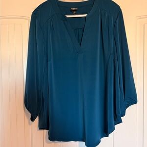 Torrid Teal Blouse for Women